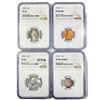 Image 1 : 1953 Proof Set (4) 25C, 10C, 5C, 1C NGC PF