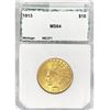 Image 1 : 1913 $10 Gold Eagle PCI MS64