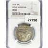 Image 1 : 1925 Stone Mountain Half Dollar NGC MS62