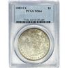 Image 1 : 1883-CC Morgan Silver Dollar PCGS MS64