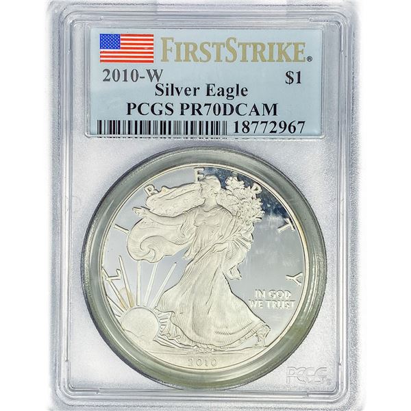 2010-W American Silver Eagle PCGS PR70 DCAM