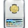 Image 2 : 2016-W 25C Standing Lib. 1/4oz 24K Gold NGC SP69