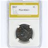 Image 1 : 1827 Large Cent PGA MS62+