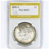 Image 1 : 1898-O Morgan Silver Dollar PGA MS65+