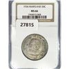 Image 1 : 1934 Maryland Half Dollar NGC MS66