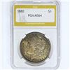 Image 1 : 1880 Morgan Silver Dollar PGA MS64