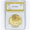 Image 1 : 1912 $20 Gold Double Eagle PGA MS64