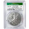 Image 1 : 2020 American 1oz Silver Eagle PCGS MS70 1st Strik