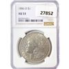 Image 1 : 1886-O Morgan Silver Dollar NGC AU53