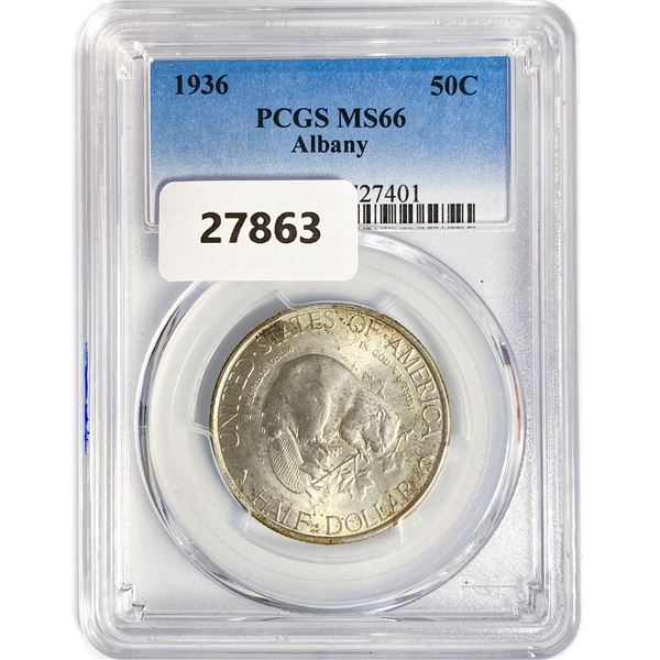 1936 Albany Half Dollar PCGS MS66