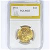 Image 1 : 1911 $10 Gold Eagle PGA MS65