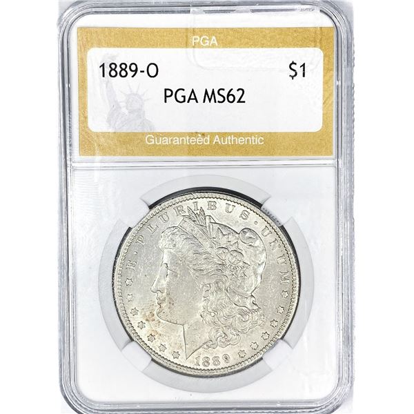 1889-O Morgan Silver Dollar PGA MS62