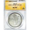 1884 Morgan Silver Dollar ANACS AU55 VAM-3