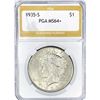 1935-S Silver Peace Dollar PGA MS64+
