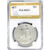 1877 Silver Trade Dollar PGA MS63+