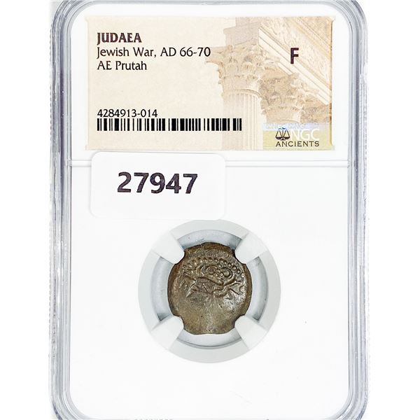 66-70 AD Judea Prutah NGC F