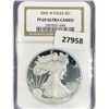 Image 1 : 2006-W American 1oz Silver Eagle NGC PF69 Ultra CA