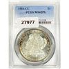 Image 1 : 1884-CC Morgan Silver Dollar PCGS MS62 PL