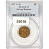 Image 1 : 1922 No D Wheat Cent PCGS F15 Strong Reverse