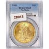1908 $20 Gold Double Eagle PCGS MS65 No Motto