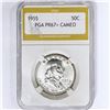 Image 1 : 1955 Franklin Half Dollar PGA PR67+ CAMEO