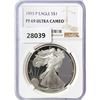Image 1 : 1993-P American Silver Eagle NGC PF69 UC