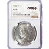 Image 1 : 1922-D Silver Peace Dollar NGC MS61