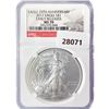 Image 1 : 2011 American Silver Eagle NGC MS70 25th Ann