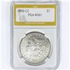 Image 1 : 1890-CC Morgan Silver Dollar PGA MS61