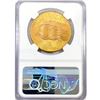 Image 2 : 1908 $20 Gold Double Eagle NGC MS64 No Motto