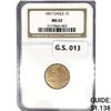 Image 1 : 1857 Flying Eagle Cent NGC MS62