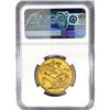 Image 2 : 1902 G.B. .26oz Gold 2 Sovereign NGC PF61 Matte