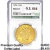 Image 1 : 1904 $20 Gold Double Eagle NGC MS65+