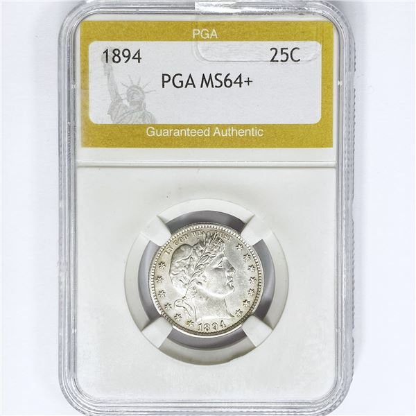 1894 Barber Quarter PGA MS64+