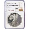 Image 1 : 1993-P American Silver Eagle NGC PF69 UC