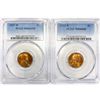 Image 1 : 1937-D, 1942-S Set (2) Wheat Cent PCGS MS66