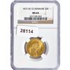 Image 1 : 1873 HC CS 20K .26oz Denmark Gold NGC MS64