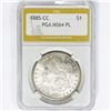 1885-CC Morgan Silver Dollar PGA MS64 PL