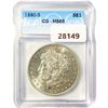 1880-S Morgan Silver Dollar ICG MS65
