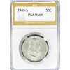 1949-S Franklin Half Dollar PGA MS64
