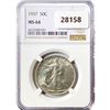 Image 1 : 1937 Walking Liberty Half Dollar NGC MS64