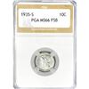 1935-S Mercury Silver Dime PGA MS66 FSB