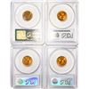 Image 2 : 1936-1958 Set (4) Wheat Cent PCGS MS
