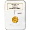 Image 1 : 1901 10K 4.5g Sweden Gold NGC MS65