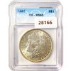 1887 Morgan Silver Dollar ICG MS65