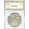 1935 Silver Peace Dollar PGA MS64+