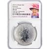 Image 1 : 2023 1oz G.B. S2Â£ NGC MS69 Q. Elizabeth II