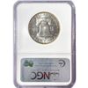 Image 2 : 1951 Franklin Half Dollar NGC MS64