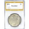 1892 Morgan Silver Dollar PGA MS63