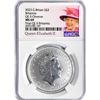 Image 1 : 2023 1oz G.B. S2Â£ NGC MS69 Q. Elizabeth II